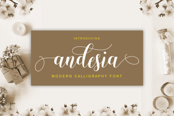 Andesia: A Delicate Handwritten Font for Web Design