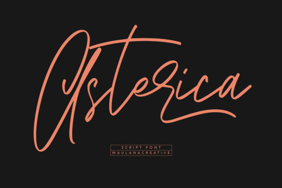 Asterica: A Premium Handwritten Font for Brand Identity