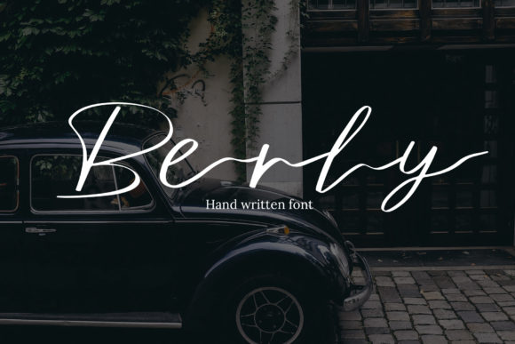 Berly: A Timeless Handwritten Font for Editorial Design