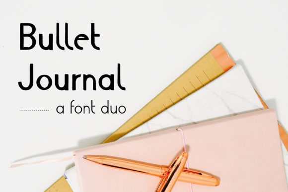Bullet Journal: A Sweet Handwritten Font for Crafters