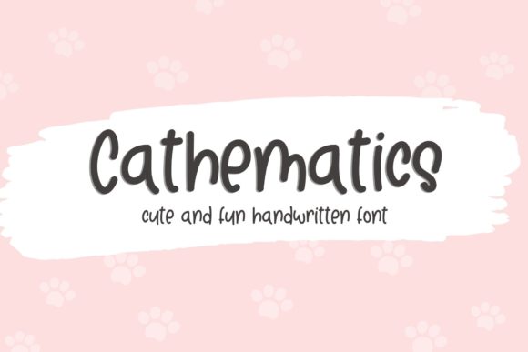 Cathematics: A Quirky Handwritten Font for Small Business