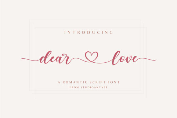 Dear Love: A Premium Handwritten Font for Campaigns