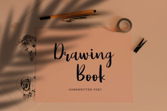 Drawing Book: A Handwritten Font for Web Design