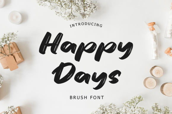 Happy Days: A Sweet Handwritten Font for Makers
