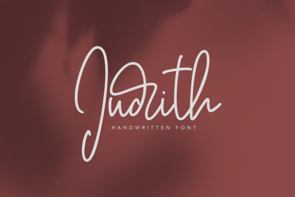 Judith: A Premium Handwritten Font for Web Design