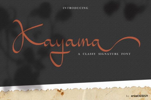 Kayama: A Review of This Elegant Script Font