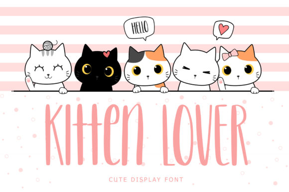 Kitten Lover: A Joyful Display Font for Web Design