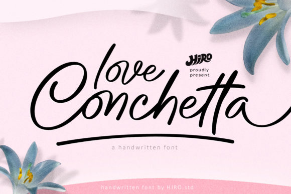 Love Conchetta: A Premium Handwritten Font for Web Design