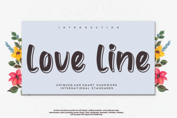 Love Line: A Handwritten Font for Your Brand