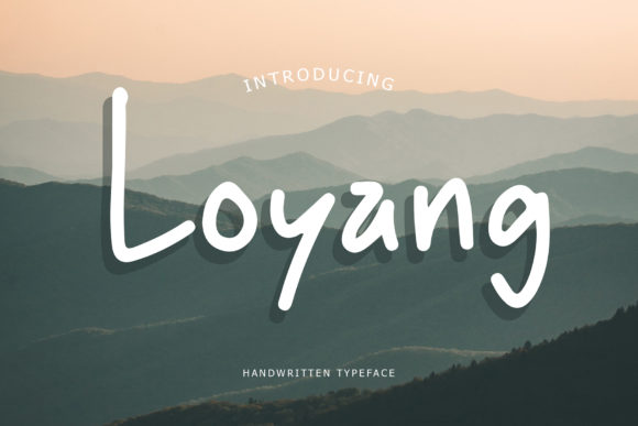 Loyang: A Handwritten Font for Modern Editorial Design