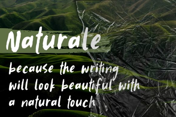 Naturale: A Handwritten Font for Authentic Branding
