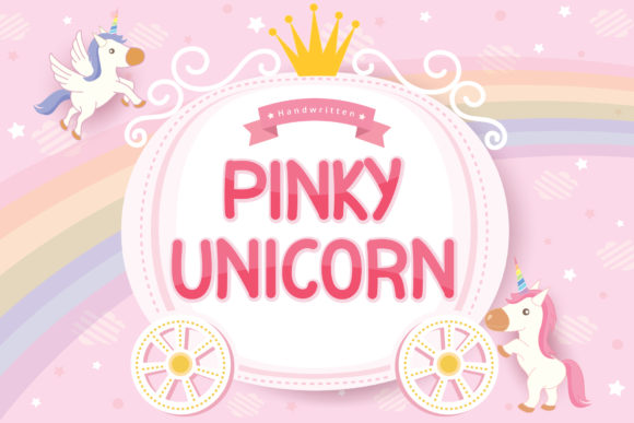 Pinky Unicorn: A Sweet Handwritten Font for Makers