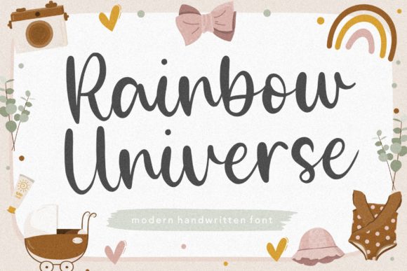 Rainbow Universe: A Handwritten Font for Campaigns
