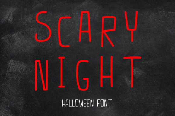 Scary Night: A Spooky Handwritten Font for Brands