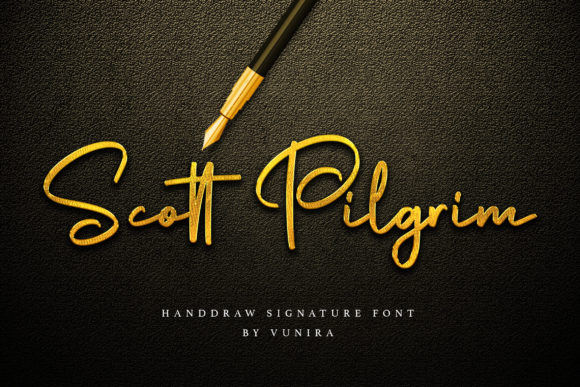Scott Pilgrim: A Relaxed Handwritten Font for Crafters