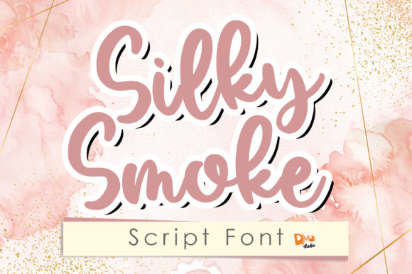 Silky Smoke: A Timeless Handwritten Font for Crafters