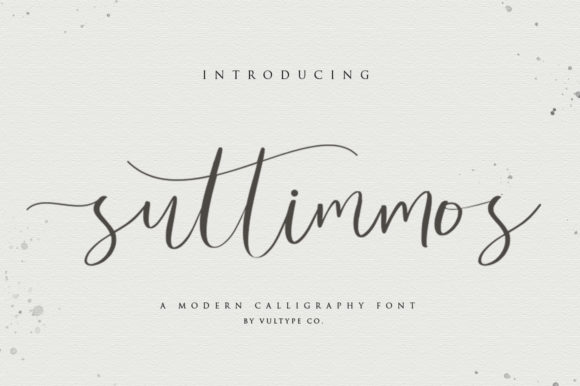 Suttimmos: A Premium Handwritten Font for Campaigns