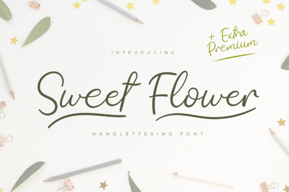 Sweet Flower: A Delicate Handwritten Font for Branding