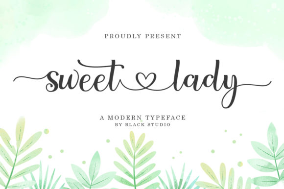 Sweet Lady: A Charming Script Font for Crafters
