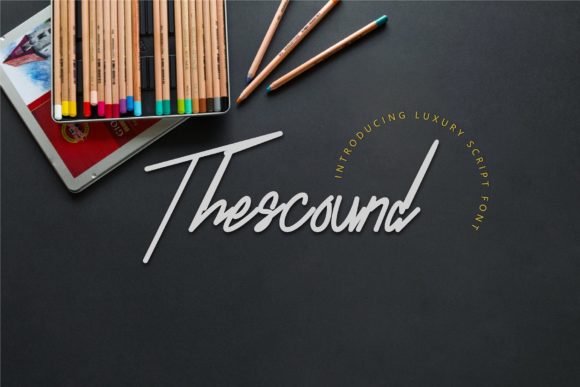 Thescound: A Premium Handwritten Font for Business