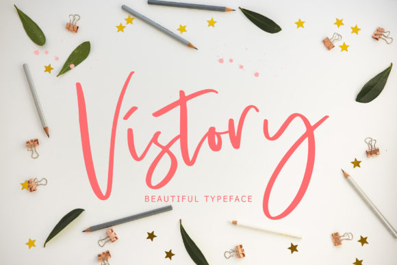 Vistory: A Premium Handwritten Font for Brand Identity