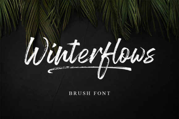 Winterflows: A Handwritten Font for Elegant Editorial Design