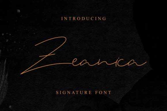 Zeanica: A Handwritten Font for Modern Web Design